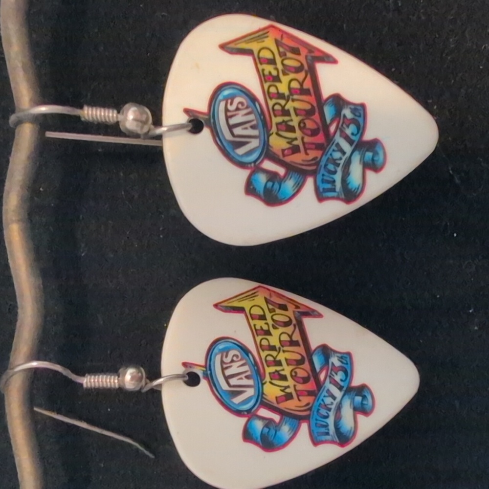 Vans Warped Tour Graphic Earrings '07